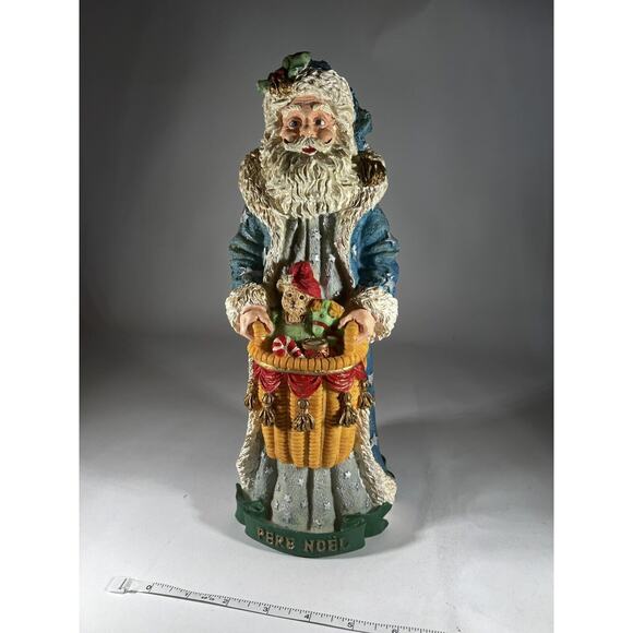 Vintage Pere Noel Christmas Santa's FRANCE 1994 Cheryl Ann Collectors Santa Toys - Picture 1 of 16